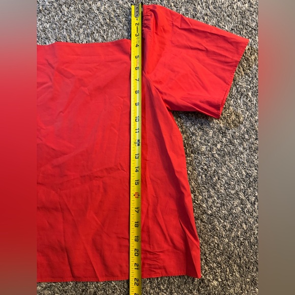 Alice + Olivia Off-Shoulder Red Blouse - Picture 6 of 6